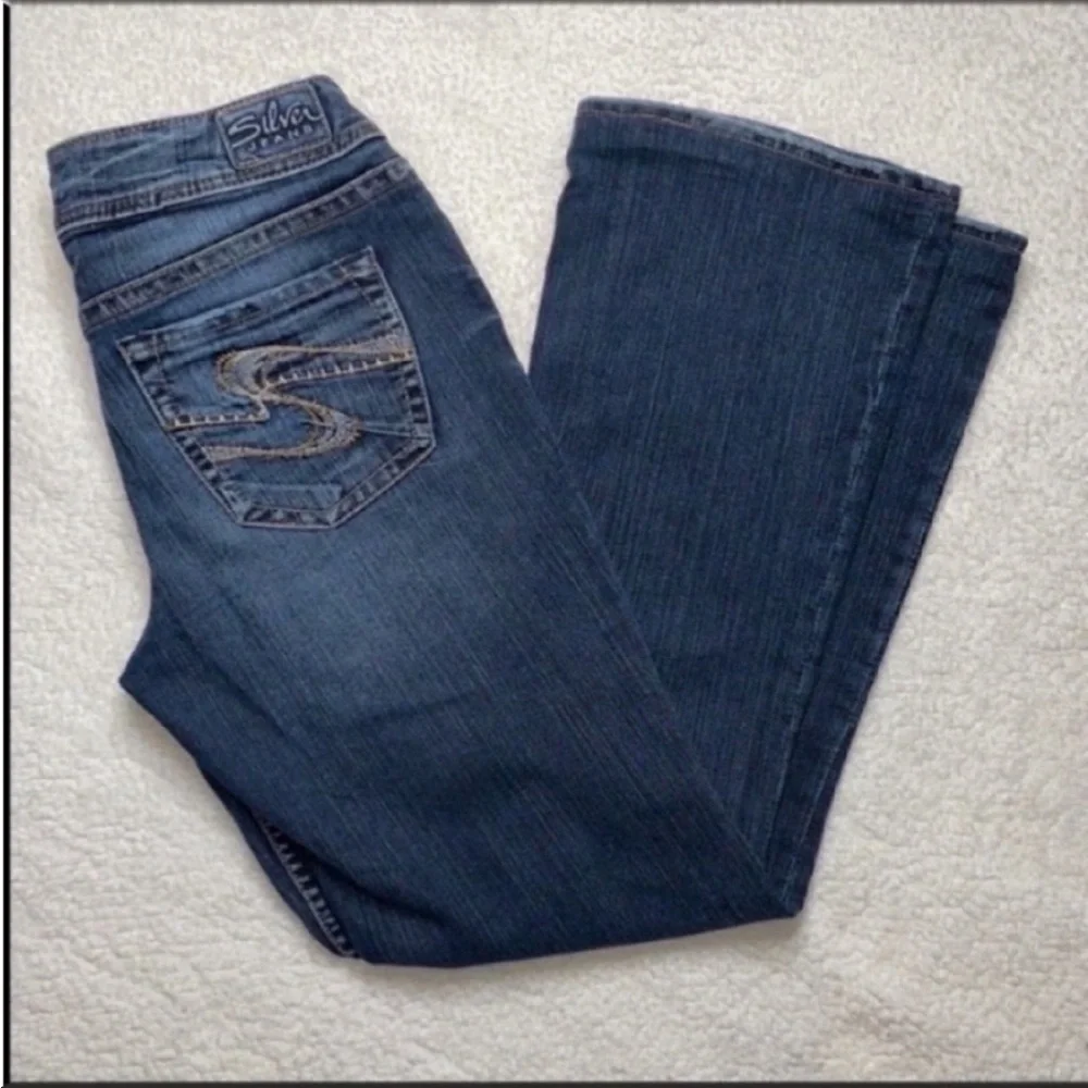 Silver Jeans Dark Blue Bootcut Women Jeans 28x29 - Picture 4 of 11